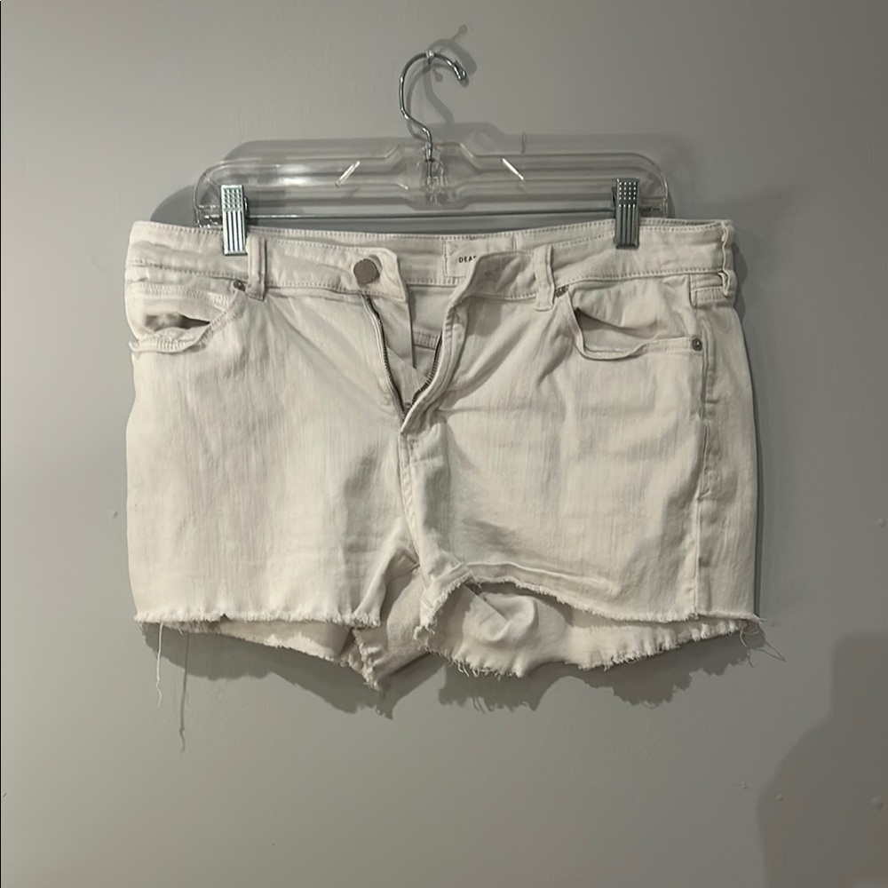 Dear John Off-White Jean Shorts